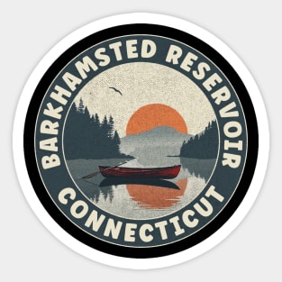 Barkhamsted Reservoir Connecticut Sunset Sticker